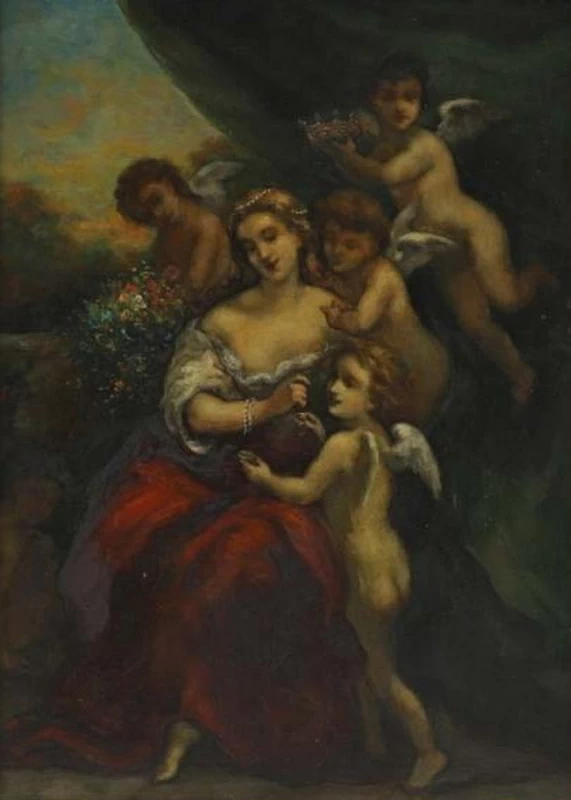 Venere circondata da Putti